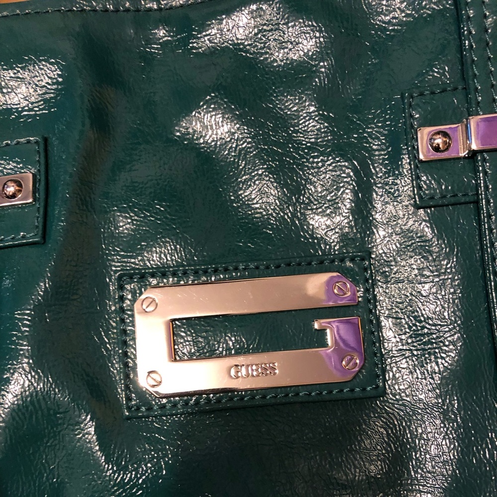 Guess tote-teal-new